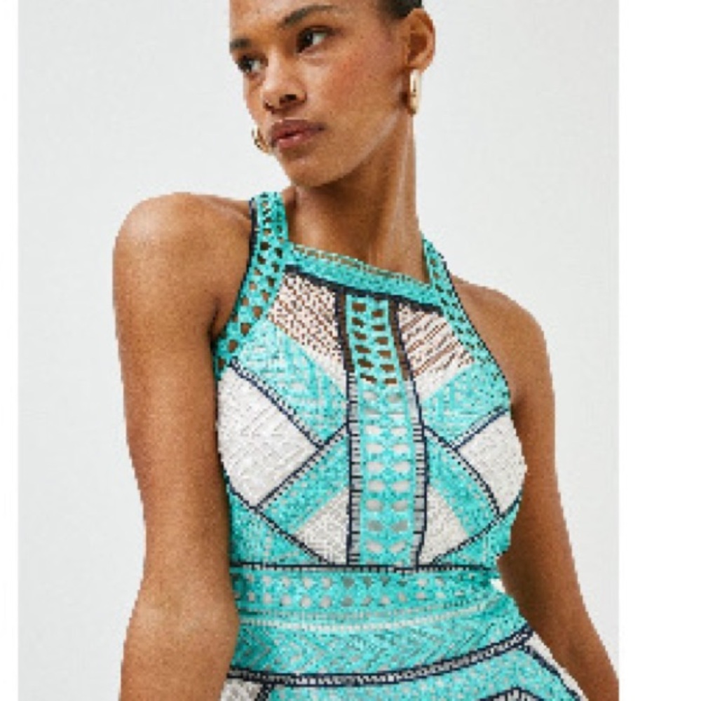 Karen Millen NWT lace cocktail dress size 10